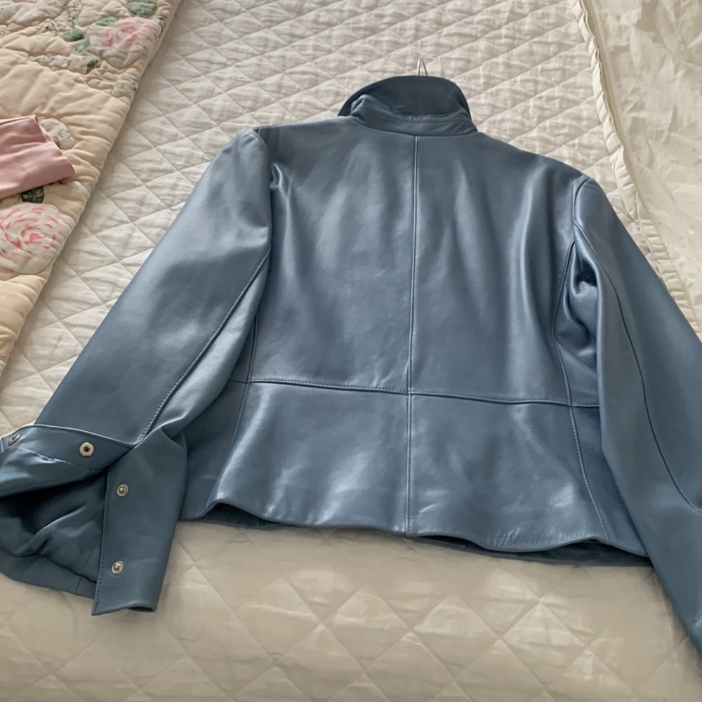 NWT Ann Taylor 100% Genuine Leather lined  Jacket - Picture 8 of 10